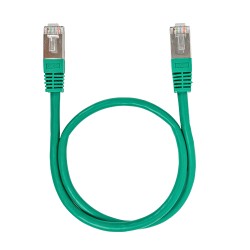 Omelcom - Cordons ronds CAT6A FTP Vert 50cm - Réf : GO336