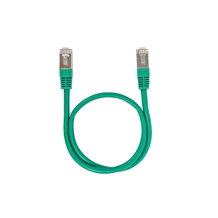 Omelcom - Cordons ronds CAT6A FTP Vert 50cm - Réf : GO336