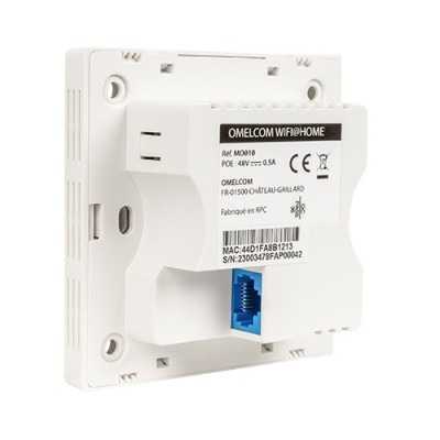 Omelcom - Prise RJ45 + WIFI encastrable - Réf : MO010