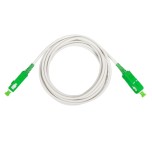 Omelcom - Cordon SCAPC/SCAPC 1,5m Blanc - Réf : MO122