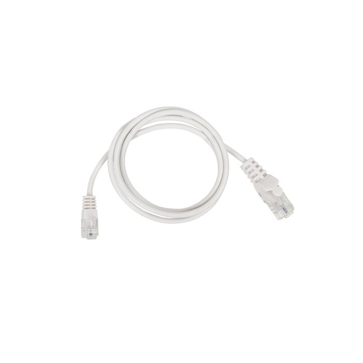 Omelcom - Cordon RJ45 / RJ11 - 1m - Blanc - Réf : MO290