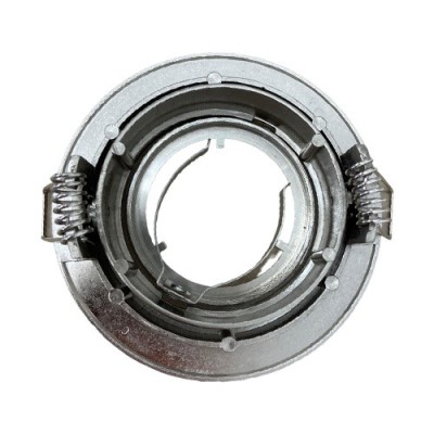 Krisane - Support spot orientable - 1/4 de tour avec douille GU10 - IP20 - aluminium - Réf : KRI20034