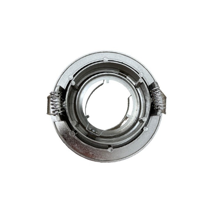 Krisane - Support spot orientable - 1/4 de tour avec douille GU10 - IP20 - aluminium - Réf : KRI20034