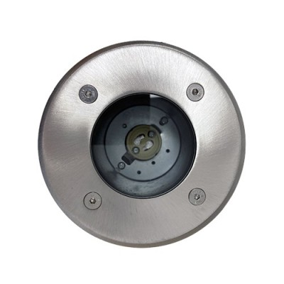 Krisane - Spot encastrable sol - IP65 - douille GU10 (sans ampoule) - Aluminium - Réf : KRI30110
