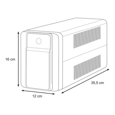 Schneider - Onduleur line interactive - 950VA / 520W / 230V - 4 prises FR - Port USB - Réf : BX950MI-FR