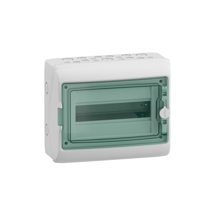 Schneider Mureva - Coffret Etanche - 12 Modules - 1 Rangée - IP65 - Réf: 13962M