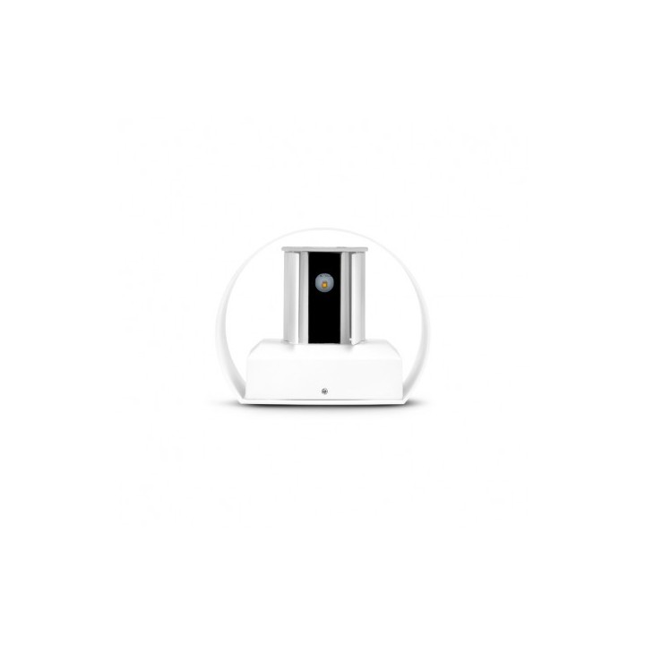 Miidex Lighting - Applique murale LED rond Blanc 6W 3000K - Réf : 100479
