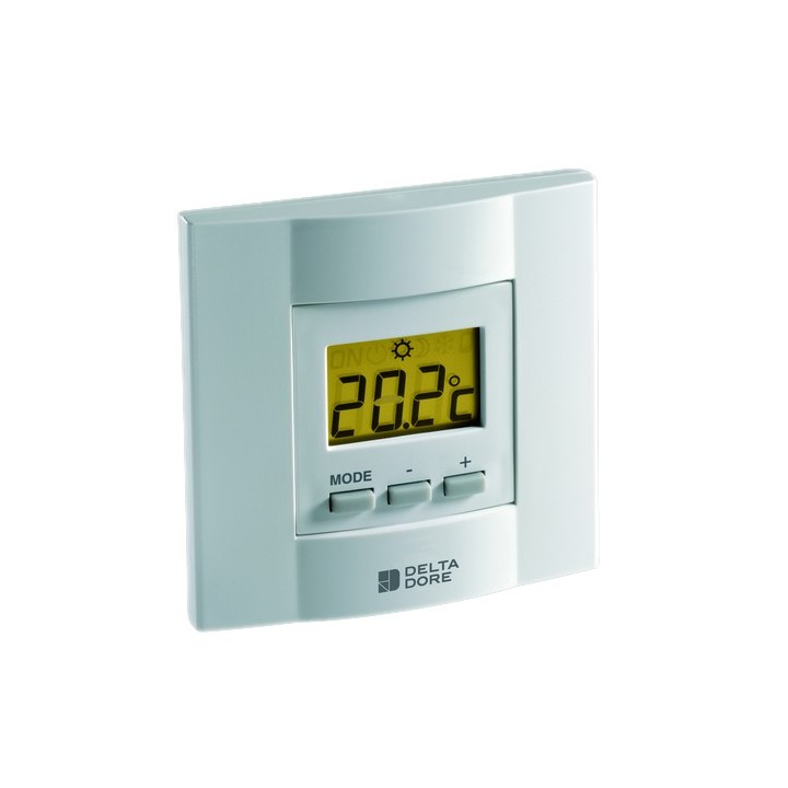 Delta Dore - Thermostat d'ambiance filaire pour pompe à chaleur réversible Tybox 51 - Réf : 6053036