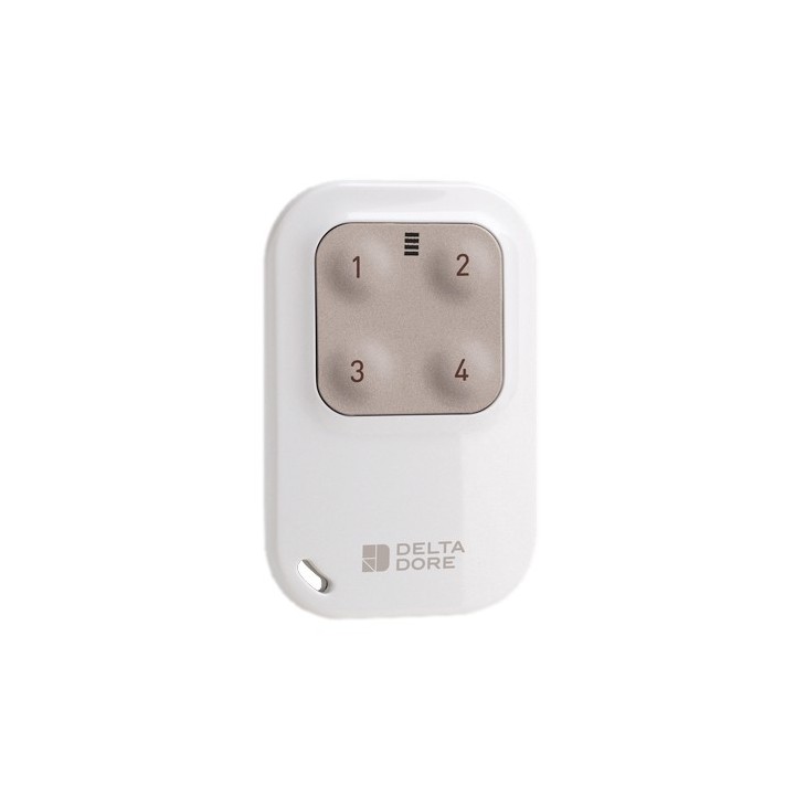 Delta Dore - Télécommande porte-clé radio 4 voies pour automatismes Tyxia 1410 - Réf : 6351389
