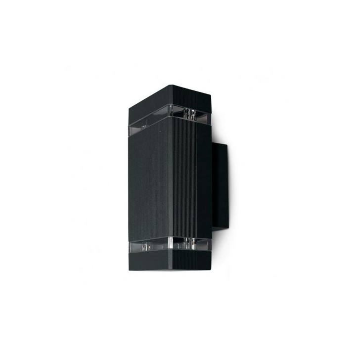 MIIDEX Carignan - Applique murale GU10 X 2 Gris anthracite - Réf : 7003