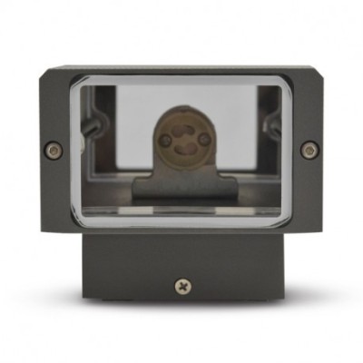 Miidex Lighting - Applique murale GU10 X 2 Gris anthracite - Réf : 7003