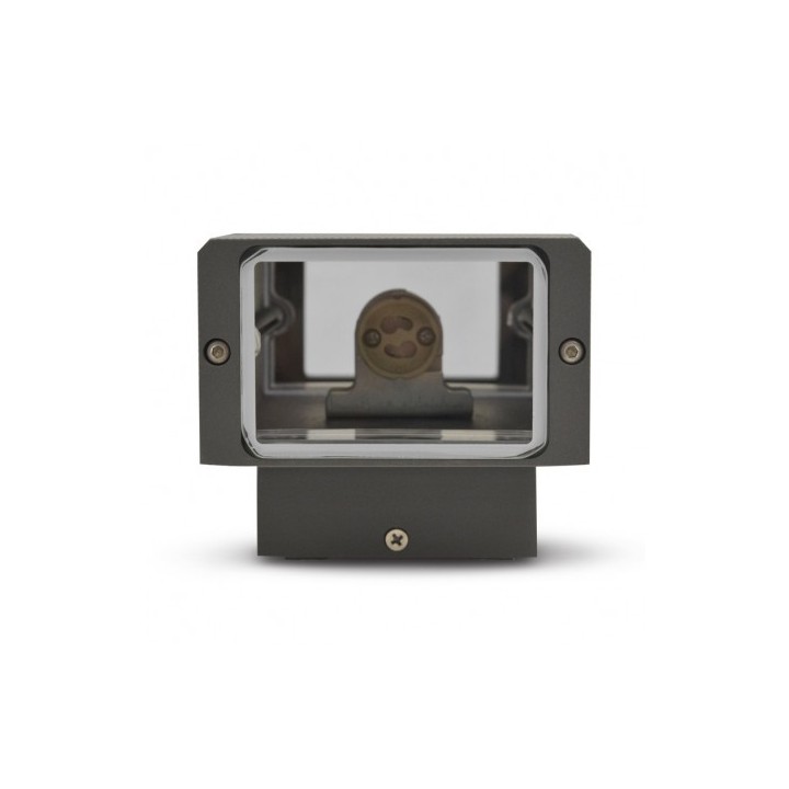 Miidex Lighting - Applique murale GU10 X 2 Gris anthracite - Réf : 7003