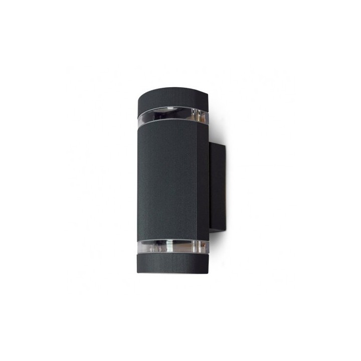 MIIDEX Carignan - Applique murale GU10 X 2 Gris anthracite - Réf : 700301