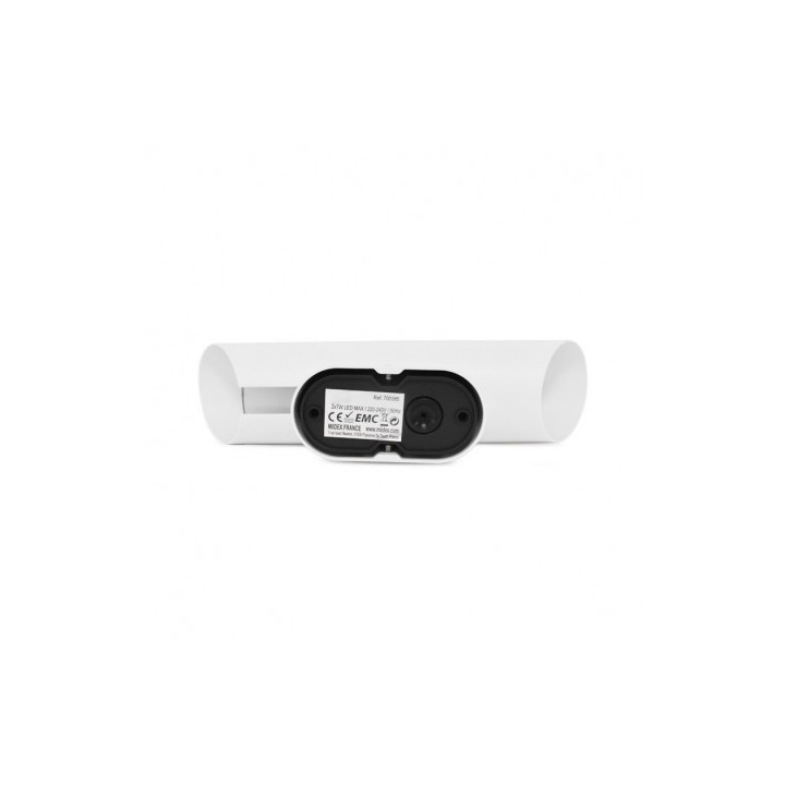 Miidex Lighting - Applique murale GU10 X2 Cylindrique Blanc IP44 - Réf : 700385