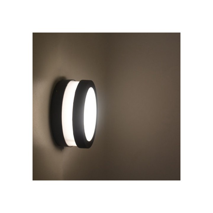 Miidex Lighting - Applique murale GX53 Gris anthracite IP44 - Réf : 70255
