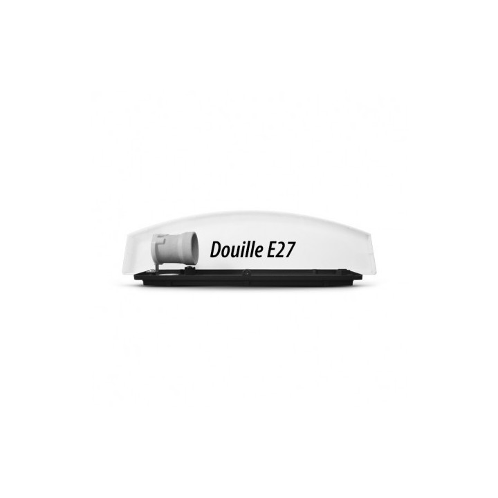 Miidex Lighting - Applique murale E27 Gris anthracite IP44 - Réf : 7025