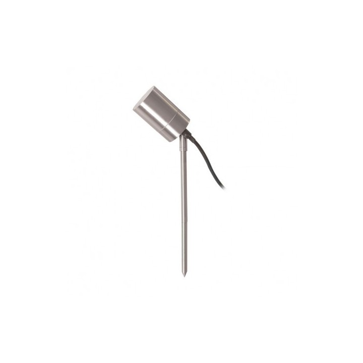MIIDEX Lighting - Projecteur piquet (sans ampoule) 12V GU5.3 IP54 Inox 316 L - Réf : 702810