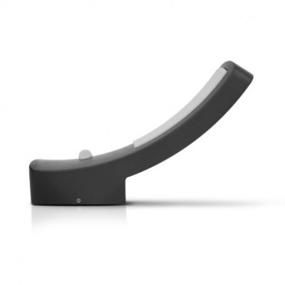 Miidex Lighting - Applique murale LED 12W 550 LM Détecteur 4000K Gris IP54 - Réf : 67812