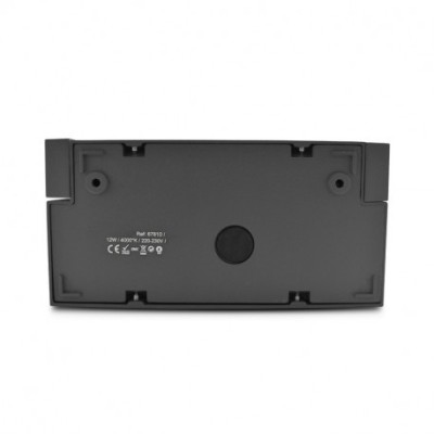 Miidex Lighting - Applique murale orientable LED 12W 720 LM Détecteur 4000K Gris IP54 - Réf : 67810