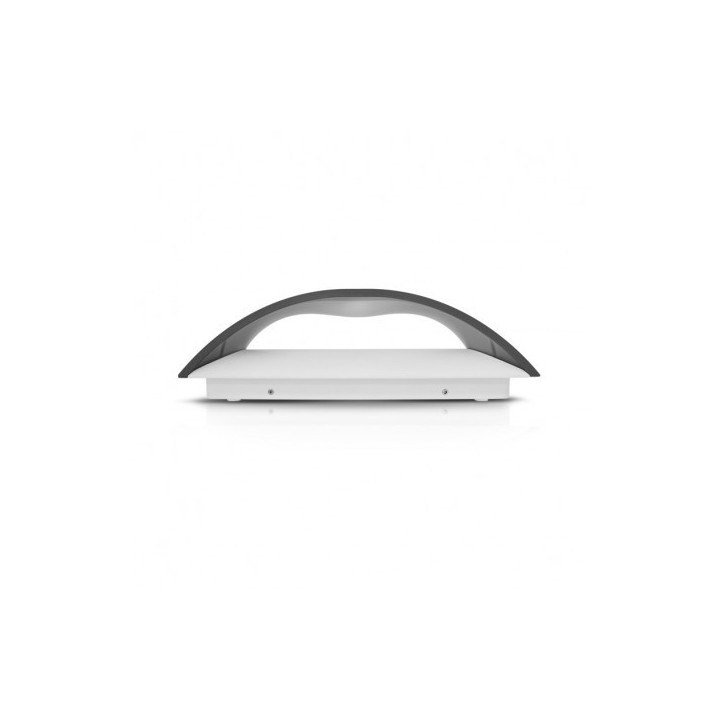 Miidex Lighting - Applique murale LED 12 WATT 230V 3000K Anthracite IP65 - Réf : 70421