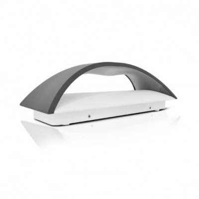 Miidex Lighting - Applique murale LED 12 WATT 230V 3000K Anthracite IP65 - Réf : 70421