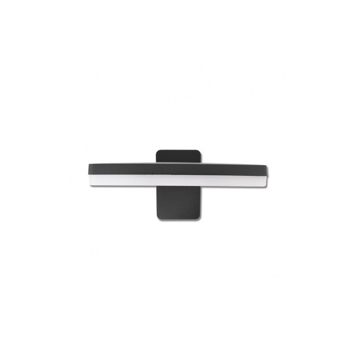 Miidex Lighting - Applique murale LED 12 WATT 230V 3000K Anthracite IP65 - Réf : 70461