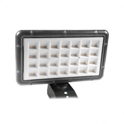 Miidex Lighting - Applique LED Solaire avec détecteur IR 15W 2CCT IP65 - Réf : 100753