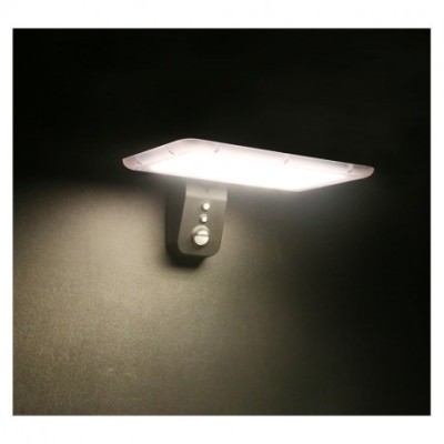 Miidex Lighting - Applique LED Solaire avec détecteur IR 15W 2CCT IP65 - Réf : 100753