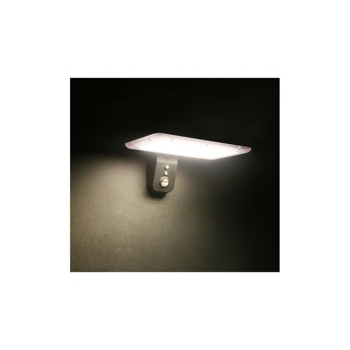 Miidex Lighting - Applique LED Solaire avec détecteur IR 15W 2CCT IP65 - Réf : 100753