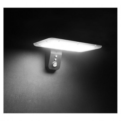 Miidex Lighting - Applique LED Solaire avec détecteur IR 15W 2CCT IP65 - Réf : 100753