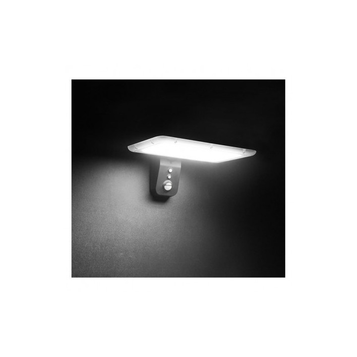 Miidex Lighting - Applique LED Solaire avec détecteur IR 15W 2CCT IP65 - Réf : 100753