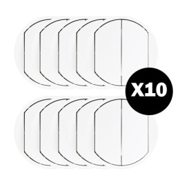 Legrand Céliane - Enjoliveur large pour double Interr, Va-et-Vient ou Poussoir - Blanc - Réf : 068002(10)