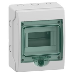 Schneider Mureva - Mini coffret étanche pour appareillage modulaire 159x200mm 6 Modules - Réf : 13958M