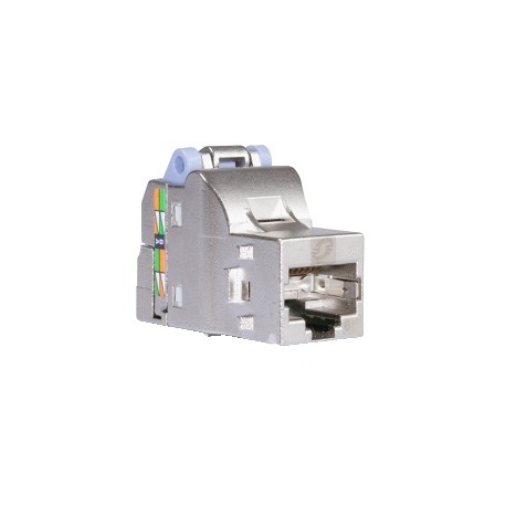 Schneider - Resi9 - S-One format DPM connecteur RJ45 Grade 2 TV cat6 - blindé - Réf : VDIB17716B01