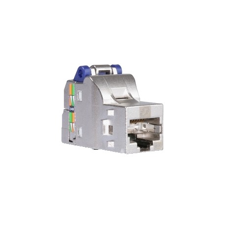 Schneider - Resi9 - S-One format DPM connecteur RJ45 Grade 3TV cat6A - blindé - Réf : VDIB1771XB01