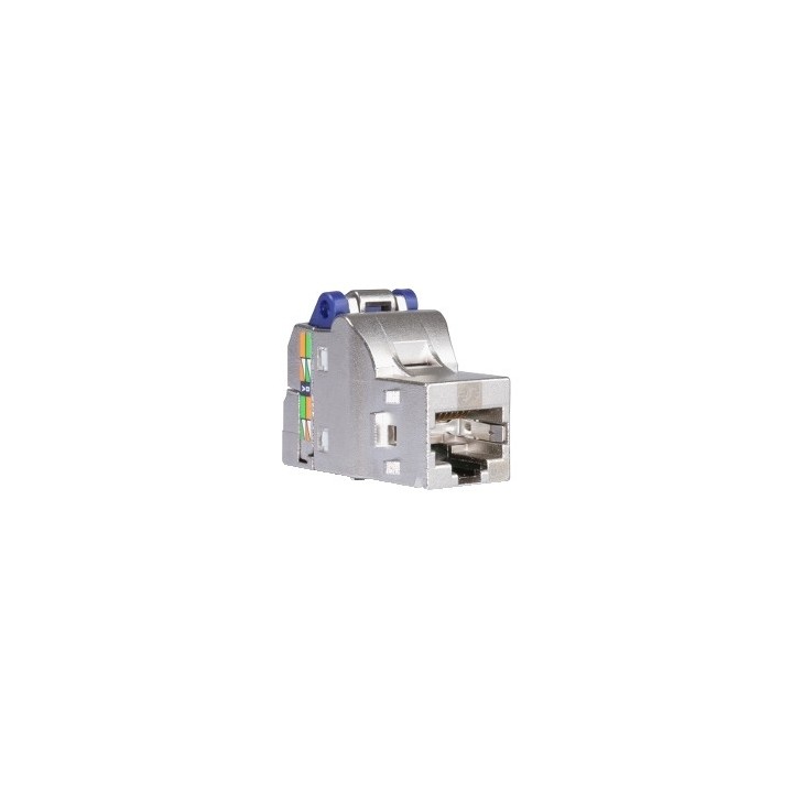 Schneider - Resi9 - S-One format DPM connecteur RJ45 Grade 3TV cat6A - blindé - Réf : VDIB1771XB01