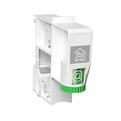 Schneider - Resi9 Connect Accessoire 1 Fix RJ45 vide pour connecteur RJ45 S-ONE - Réf : VDIR380005