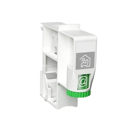 Schneider - Resi9 Connect Accessoire 1 Fix RJ45 vide pour connecteur RJ45 S-ONE - Réf : VDIR380005