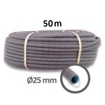 Qofil+ - Gaine électrique ICTA D25 double peau - ø25 mm - Couronne de 50m - Réf : PREG25B