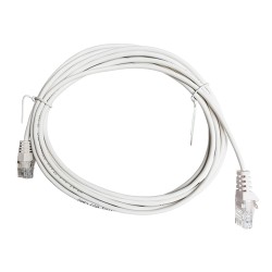 Omelcom - Cordon RJ45 / RJ11 - 3m - Blanc - Réf : MO292