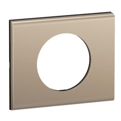 Legrand Céliane - Plaque de finition matière brute finition nickel satiné - 1 poste - Réf : CP2101
