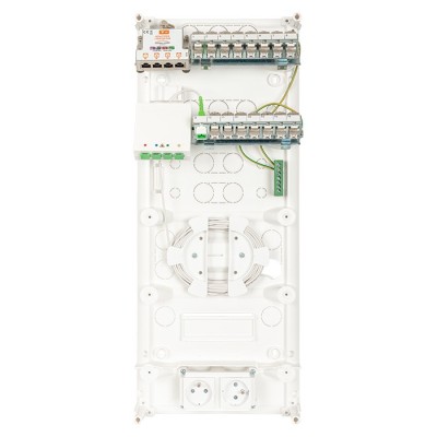 Omelcom - Coffret Box@Home 4FO - Grade 3TV - 8 RJ45 - Réf : GO085