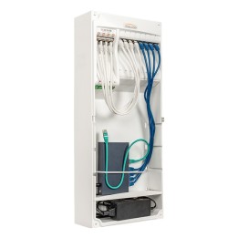 Omelcom - Coffret Box@Home Connect 4FO - Grade 3TV - 8 RJ45 - Réf : GO086
