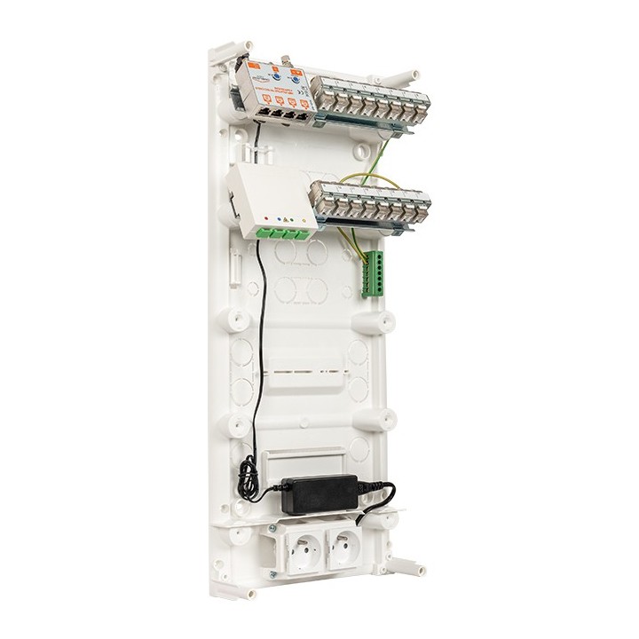 Omelcom - Coffret Box@Home Connect Ultra 4FO - Grade 3TV - 16 RJ45 - Réf : GO087
