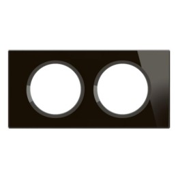 Legrand Céliane - Verre Onyx Noir - 2 postes - Réf : CP1902
