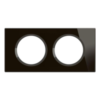 Legrand Céliane - Verre Onyx Noir - 2 postes - Réf : CP1902