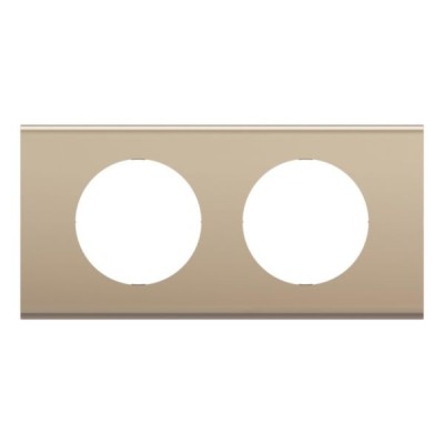 Legrand Céliane - Nickel Satiné - 2 postes - Réf : CP2102