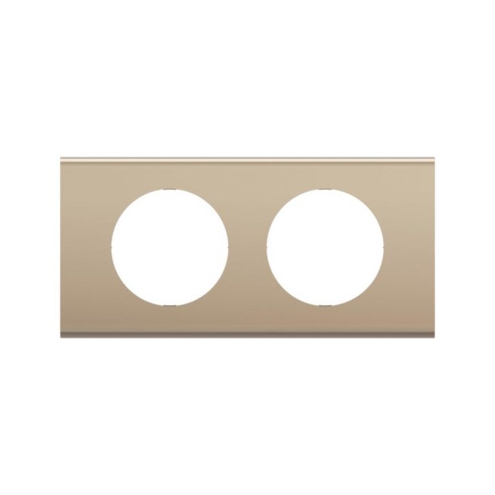 Legrand Céliane - Nickel Satiné - 2 postes - Réf : CP2102