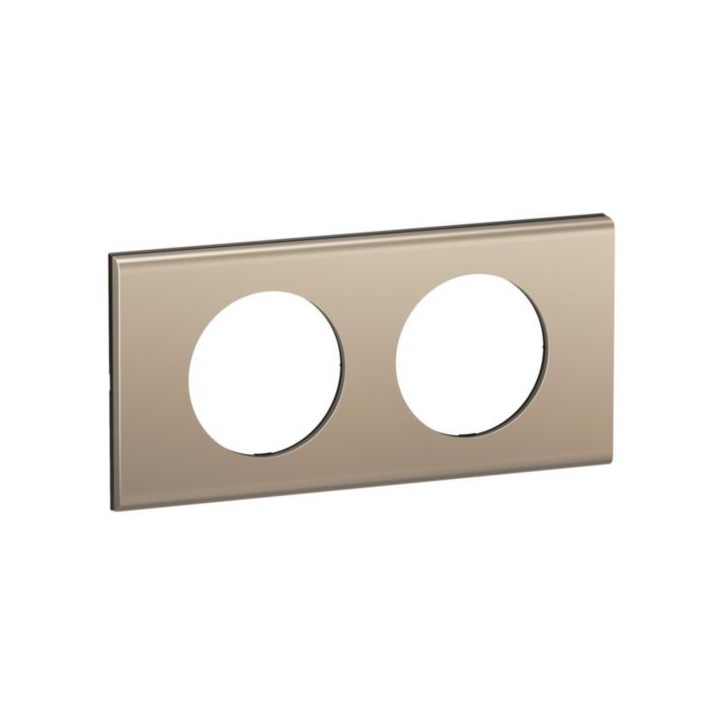 Legrand Céliane - Nickel Satiné - 2 postes - Réf : CP2102
