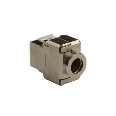 Omelcom - Sachet de 4 connecteurs RJ45 Cat 6A STP / Grade 2 TV - Réf : GO181